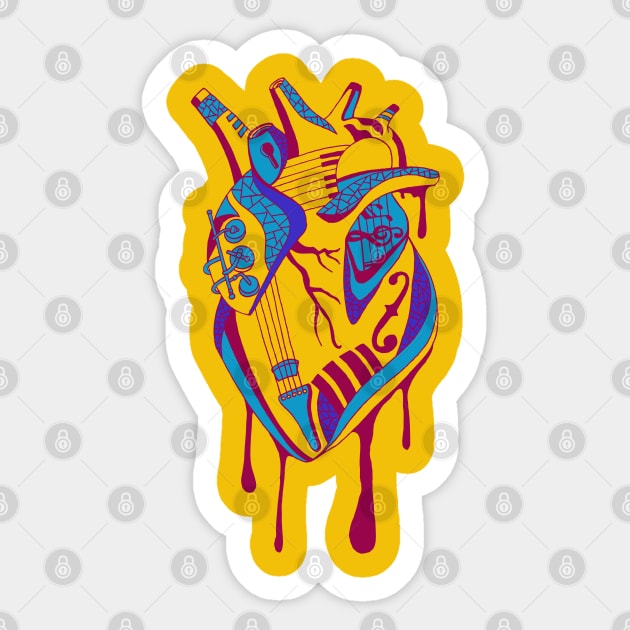 Triad Musical Heart Sticker by kenallouis